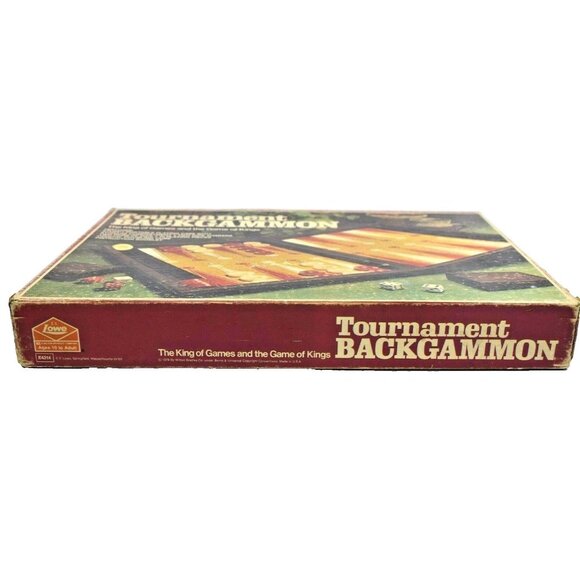 Vintage Milton Bradley 1978 Tournament Backgammon Game Complete - Picture 5 of 9